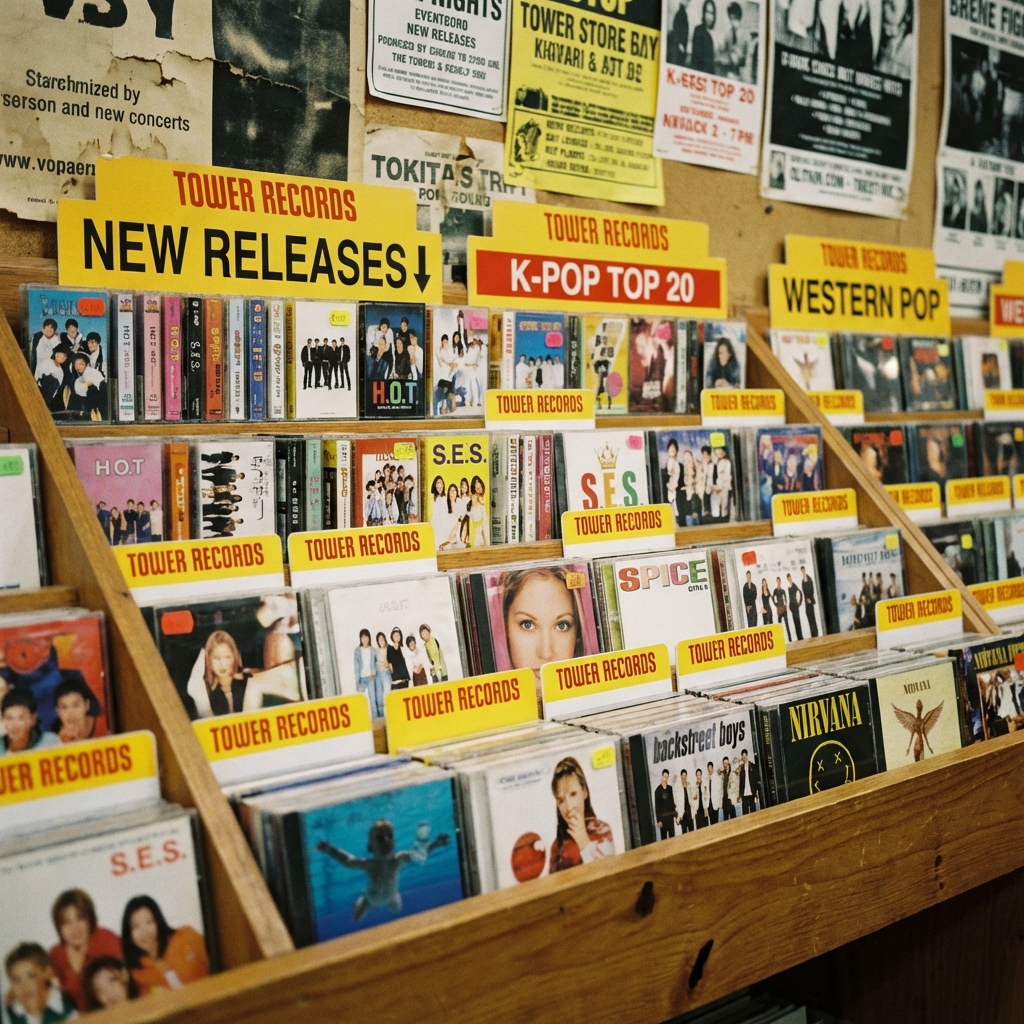 90s Cassette Rack