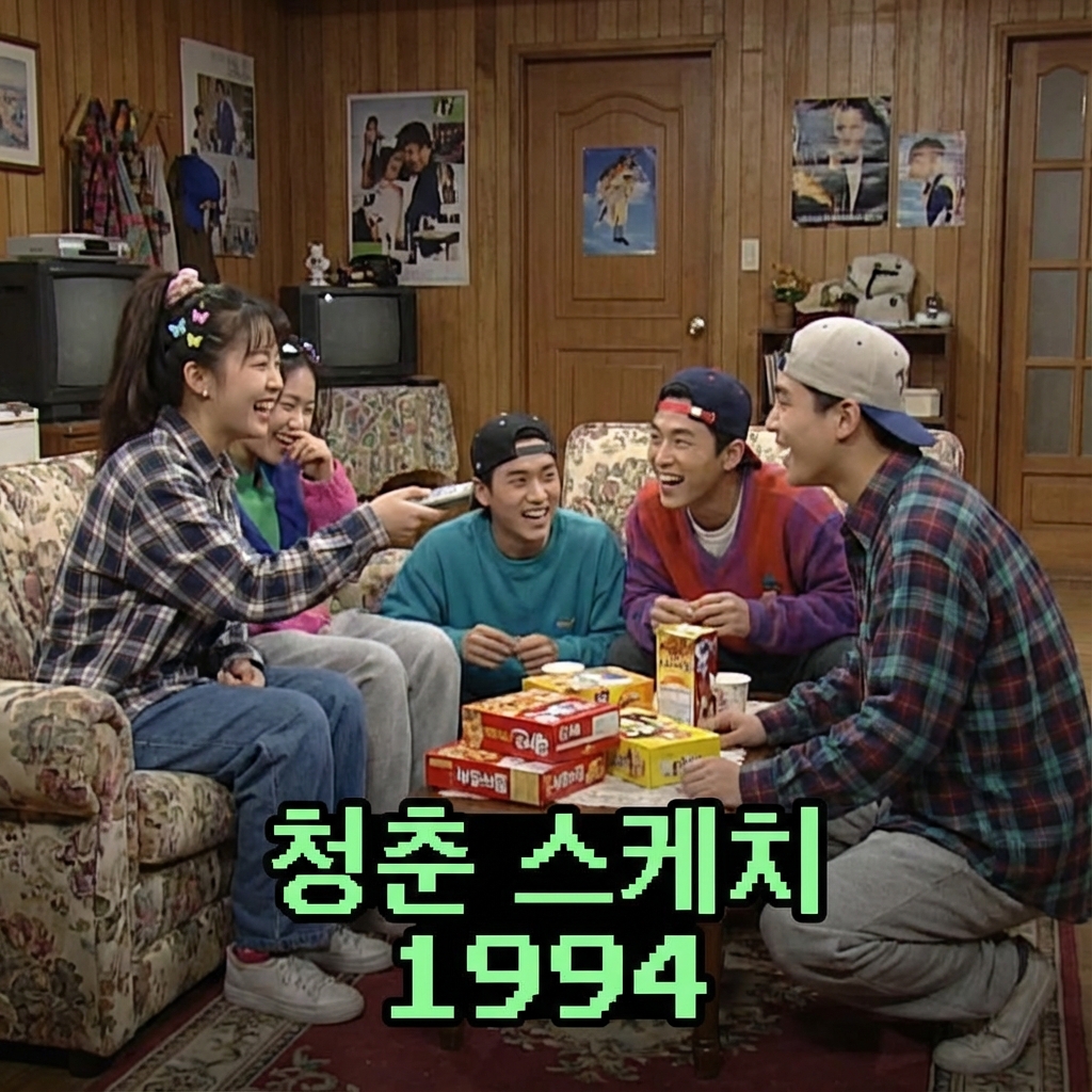 90s Sitcom Scene